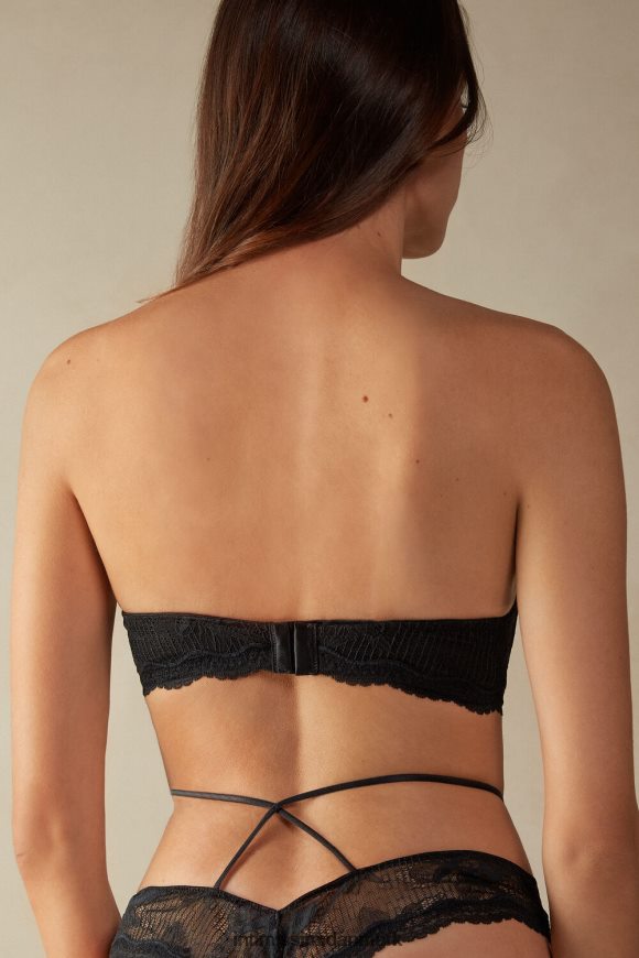 Intimissimi monica sensuel ubundet bandeau bh Kvinder 019-sort undertøj 8DZ4XJ640
