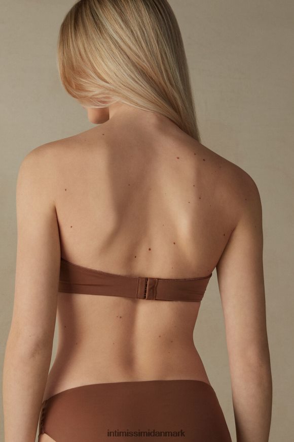 Intimissimi monica ultralet mikrofiber bandeau bh Kvinder 502i-mørk beige undertøj 8DZ4XJ651