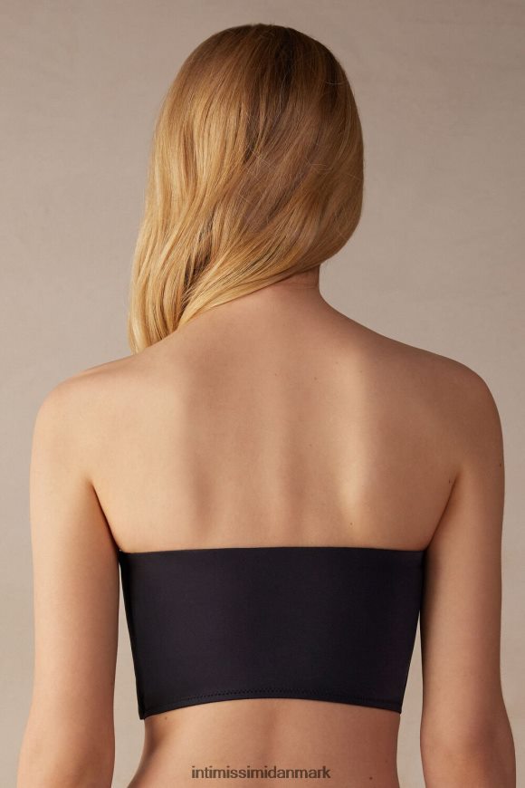 Intimissimi ultralet mikrofiber bustier bh top Kvinder 019-sort undertøj 8DZ4XJ551