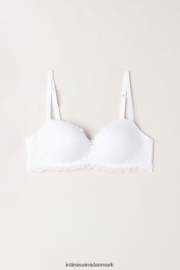 Intimissimi claudia balconette bh med blonder Kvinder 001-hvid undertøj 8DZ4XJ608