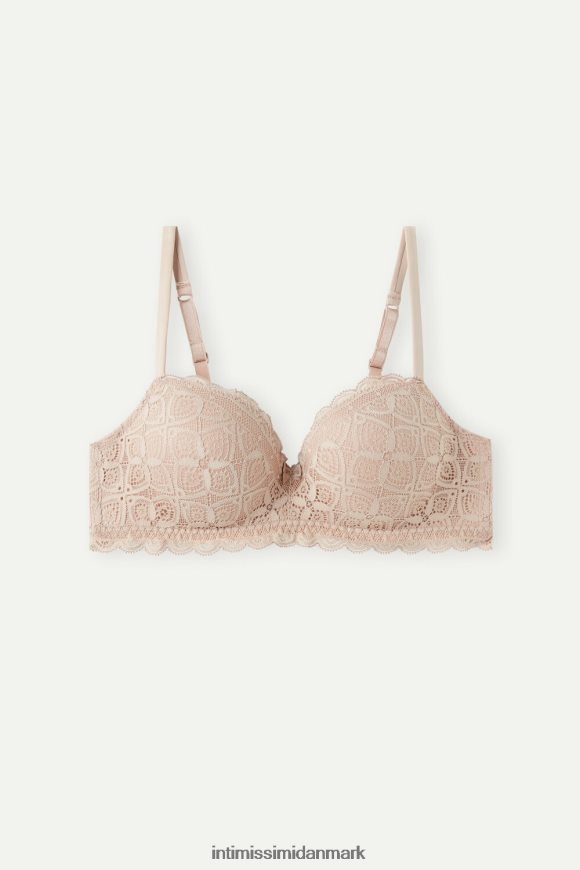 Intimissimi claudia balconette bh med blonder Kvinder 044-blød beige undertøj 8DZ4XJ605