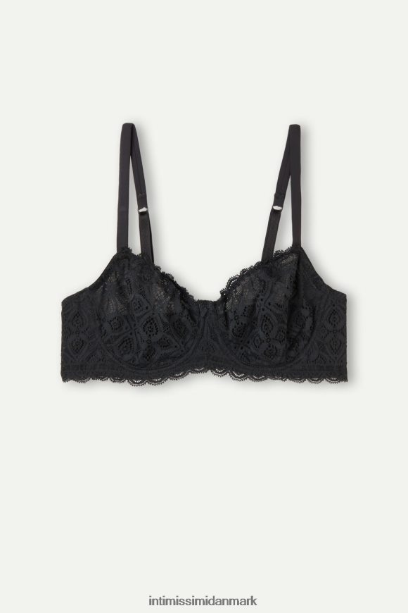Intimissimi daniela balconette bh med blonder Kvinder 019-sort undertøj 8DZ4XJ684