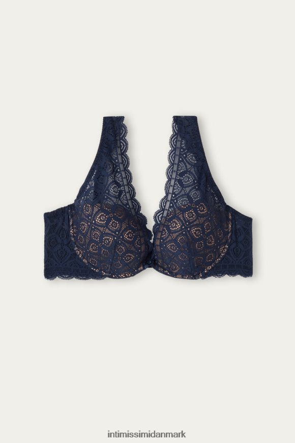 Intimissimi elena balconette bh med blonder Kvinder 1467-intens blå undertøj 8DZ4XJ693