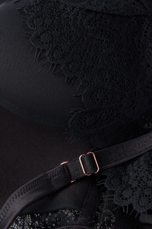 Intimissimi fantastisk skønhedspolstret balconette bh Kvinder 019-sort undertøj 8DZ4XJ586