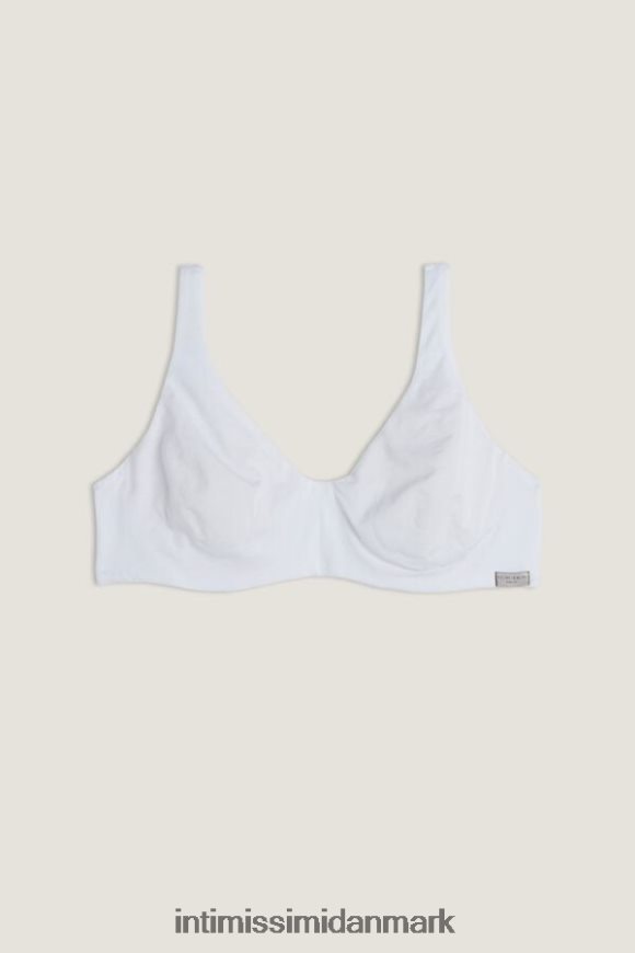 Intimissimi greta balconette bh i naturlig bomuld Kvinder 001-hvid undertøj 8DZ4XJ763