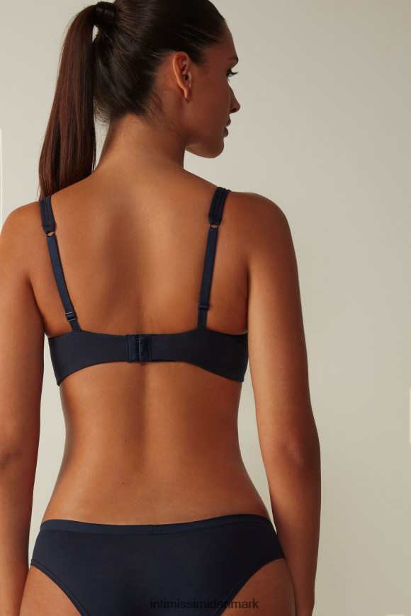 Intimissimi greta balconette bh i naturlig bomuld Kvinder 1467-intens blå undertøj 8DZ4XJ688