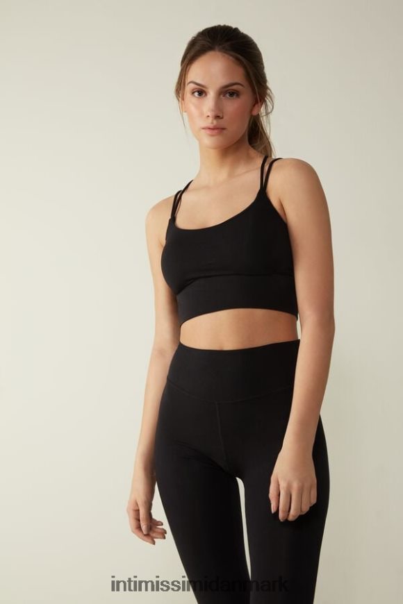 Intimissimi in action polstret bh top Kvinder 019-sort undertøj 8DZ4XJ746