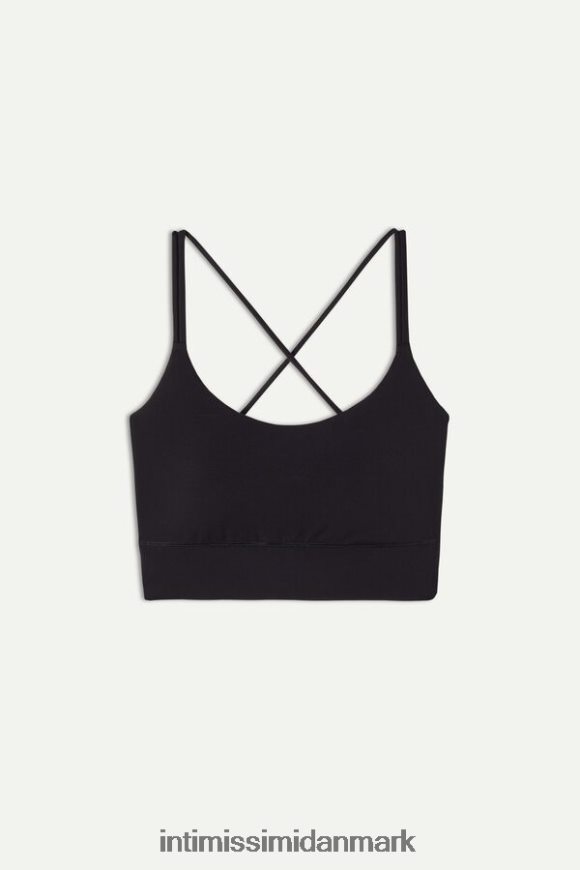 Intimissimi in action polstret bh top Kvinder 019-sort undertøj 8DZ4XJ746