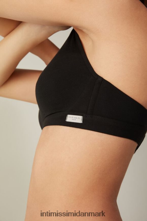 Intimissimi lara trekant bh i bomuld Kvinder 019-sort undertøj 8DZ4XJ805