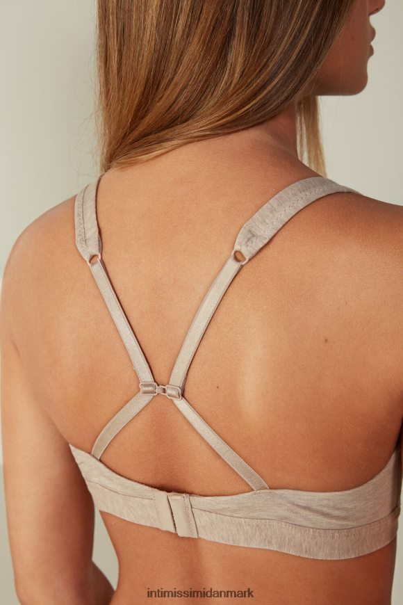 Intimissimi lara trekant bh i bomuld Kvinder 112i-naturlig blanding undertøj 8DZ4XJ787