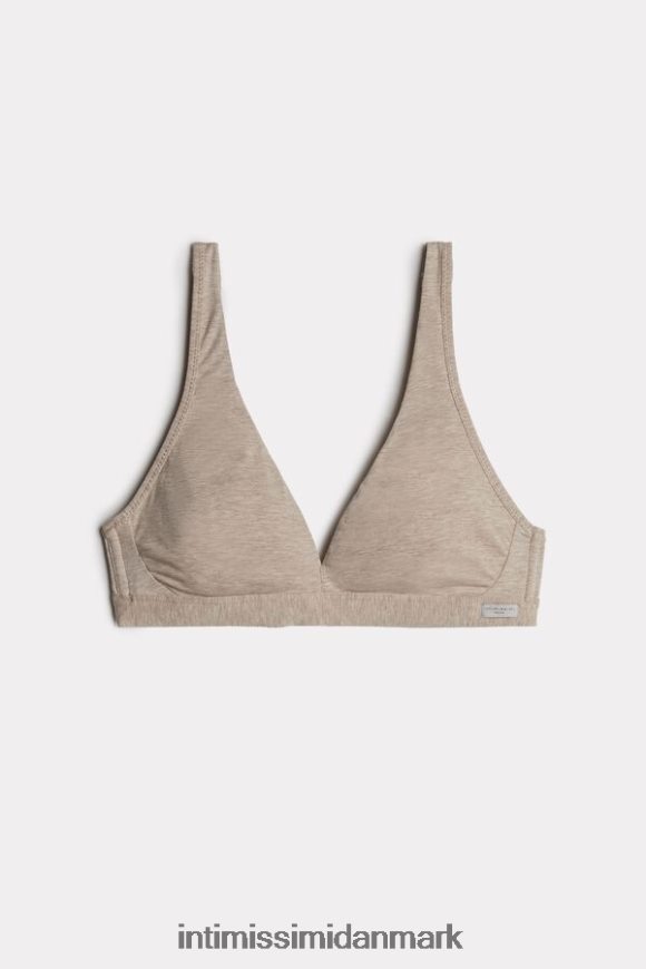 Intimissimi lara trekant bh i bomuld Kvinder 112i-naturlig blanding undertøj 8DZ4XJ787