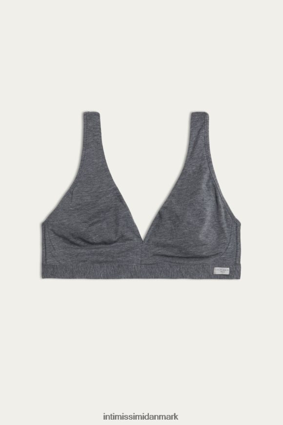 Intimissimi lara trekant bh i bomuld Kvinder 616i-cloud grå blanding undertøj 8DZ4XJ752