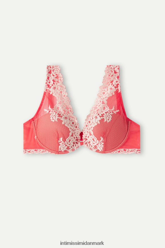 Intimissimi smukke blomster elena balconette bh Kvinder 216j-flamme skarlagenrød/elfenben undertøj 8DZ4XJ558