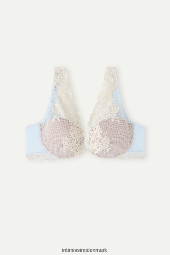 Intimissimi smukke blomster elena balconette bh Kvinder 217j-luftig blå/elfenben undertøj 8DZ4XJ556
