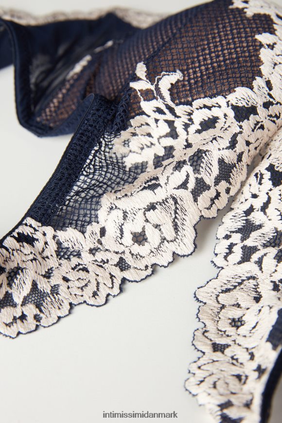 Intimissimi smukke blomster elena balconette bh Kvinder 347i-dyb blå/vanilje undertøj 8DZ4XJ544