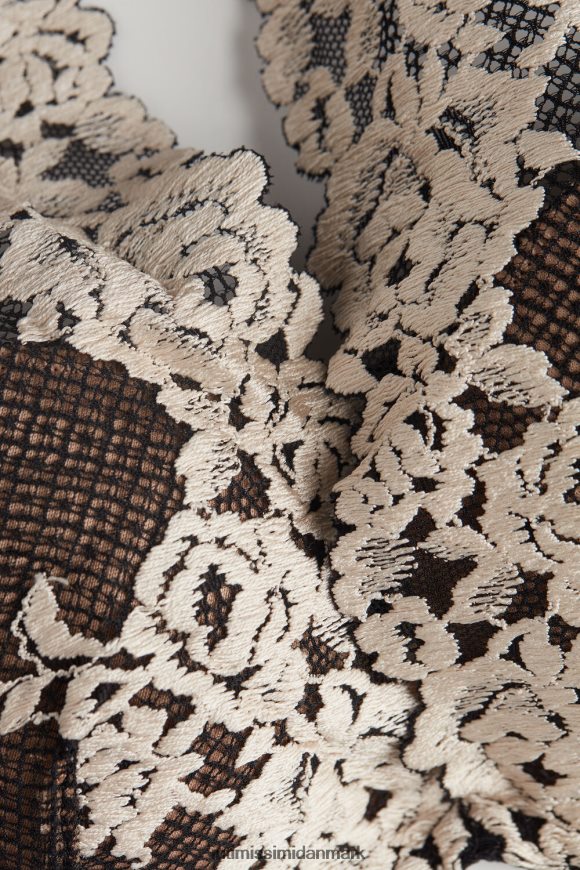 Intimissimi smukke blomster elena balconette bh Kvinder 9887-sort/elfenben undertøj 8DZ4XJ620