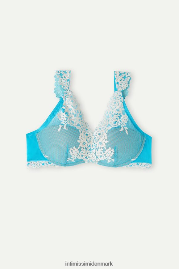 Intimissimi smukke blomster giorgia balconette bh Kvinder 233j-digital turkis/elfenben undertøj 8DZ4XJ573
