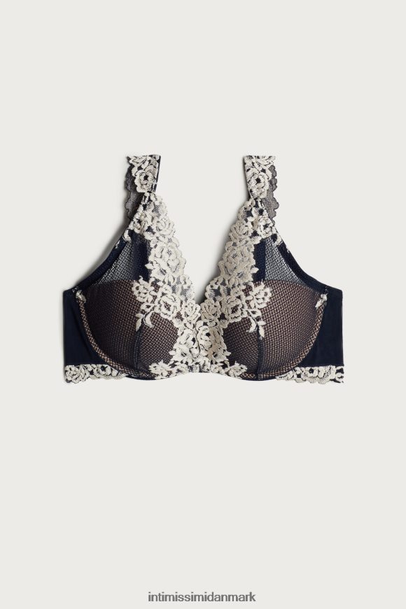 Intimissimi smukke blomster giorgia balconette bh Kvinder 347i-dyb blå/vanilje undertøj 8DZ4XJ782