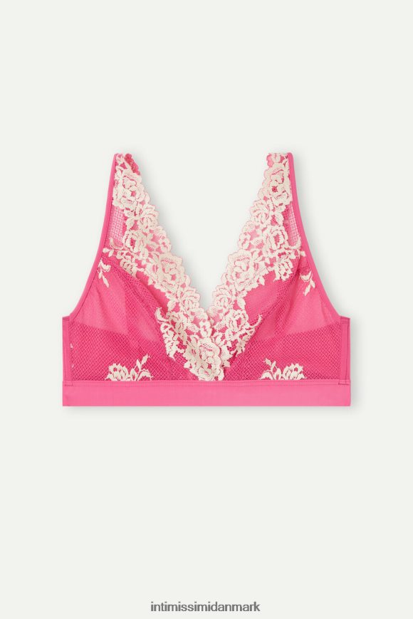 Intimissimi smukke blomster lara trekant bh Kvinder 213j-valentin pink/elfenben undertøj 8DZ4XJ582
