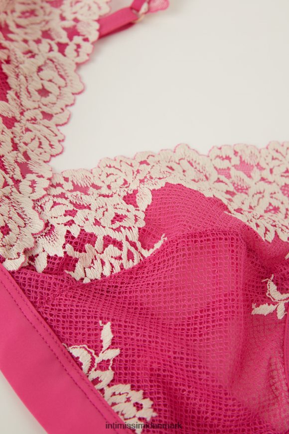 Intimissimi smukke blomster lara trekant bh Kvinder 213j-valentin pink/elfenben undertøj 8DZ4XJ582