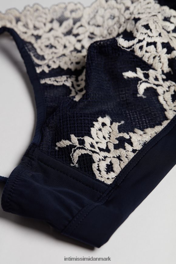 Intimissimi smukke blomster lara trekant bh Kvinder 347i-dyb blå/vanilje undertøj 8DZ4XJ784