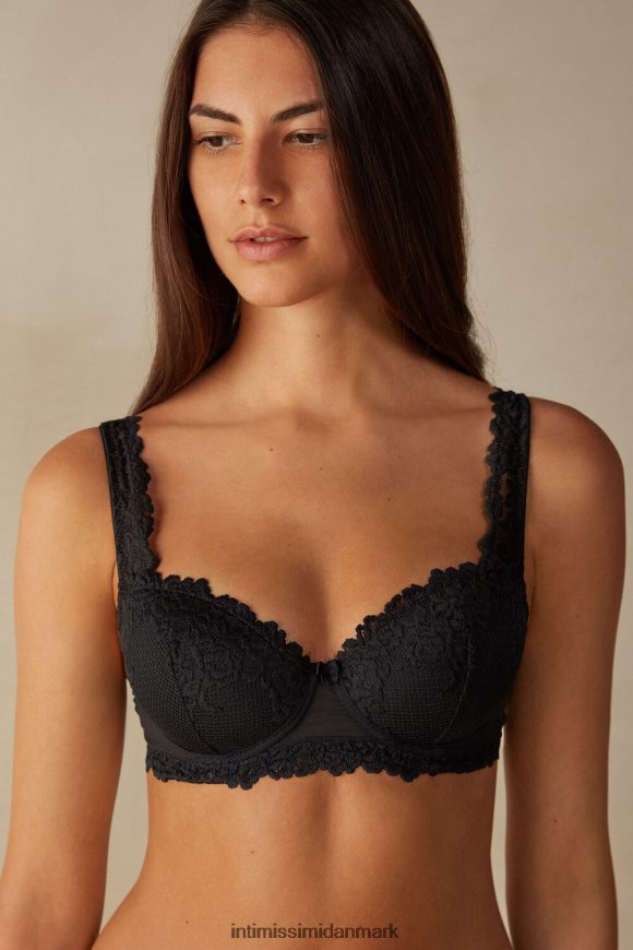 Intimissimi smukke blomster sofia balconette bh Kvinder 019-sort undertøj 8DZ4XJ642