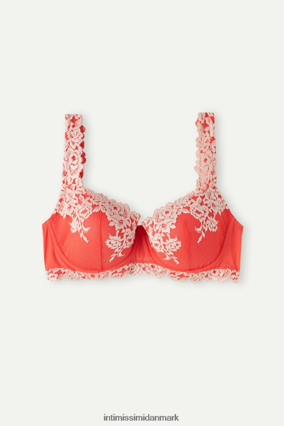Intimissimi smukke blomster sofia balconette bh Kvinder 216j-flamme skarlagenrød/elfenben undertøj 8DZ4XJ559