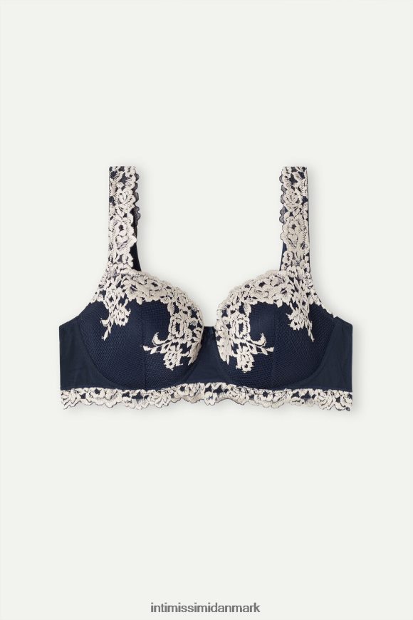 Intimissimi smukke blomster sofia balconette bh Kvinder 347i-dyb blå/vanilje undertøj 8DZ4XJ545