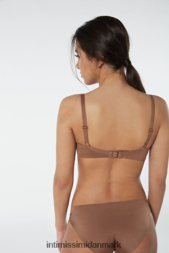 Intimissimi sofia mikrofiber polstret balconette bh Kvinder 502i-mørk beige undertøj 8DZ4XJ768