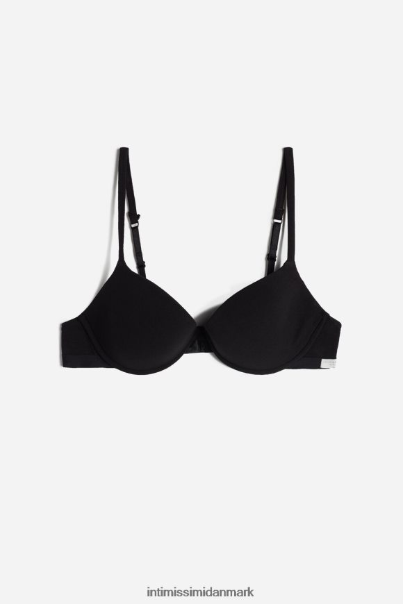 Intimissimi bellissima c cup push-up bh i bomuld Kvinder 019-sort undertøj 8DZ4XJ831