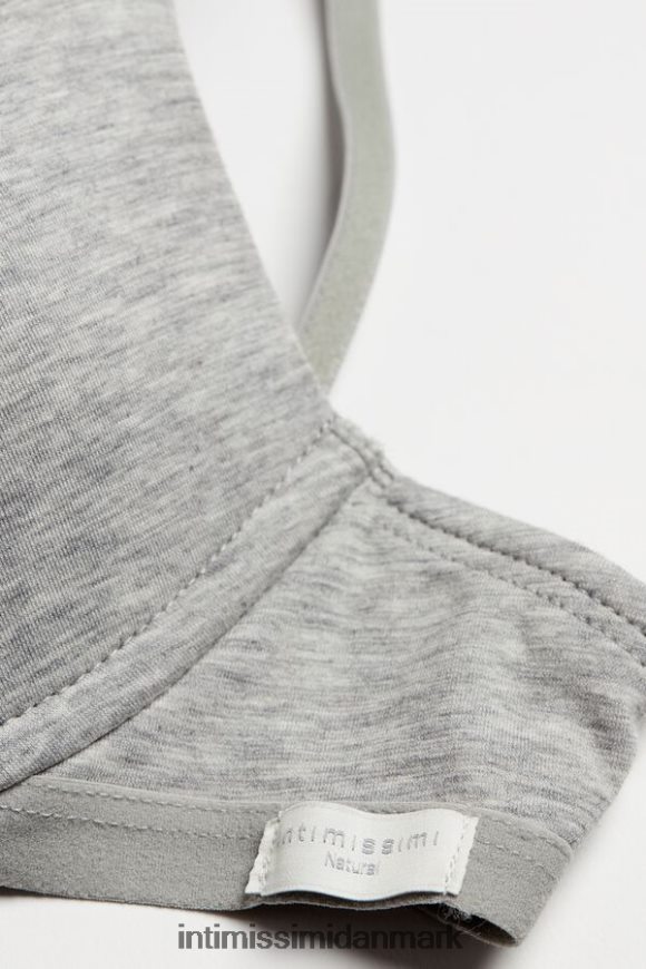 Intimissimi bellissima c cup push-up bh i bomuld Kvinder 031-lysegrå melange undertøj 8DZ4XJ829