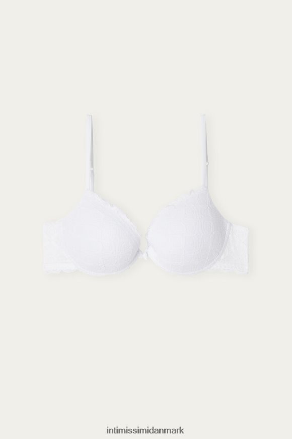 Intimissimi bellissima push-up bh med blonder Kvinder 001-hvid undertøj 8DZ4XJ714