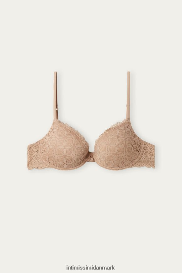 Intimissimi bellissima push-up bh med blonder Kvinder 044-blød beige undertøj 8DZ4XJ696