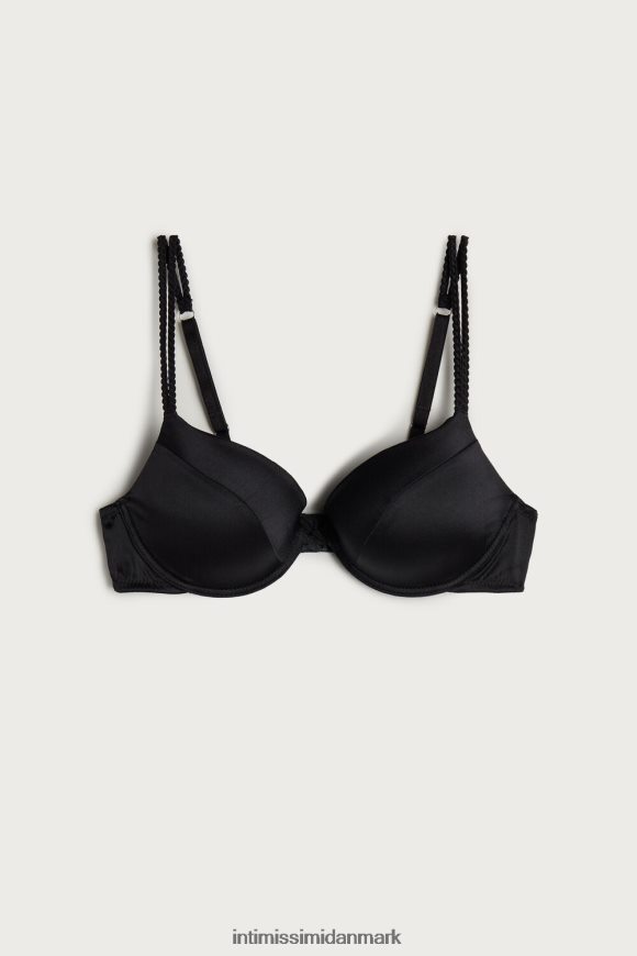 Intimissimi bellissima silke push-up bh Kvinder 019-sort undertøj 8DZ4XJ799