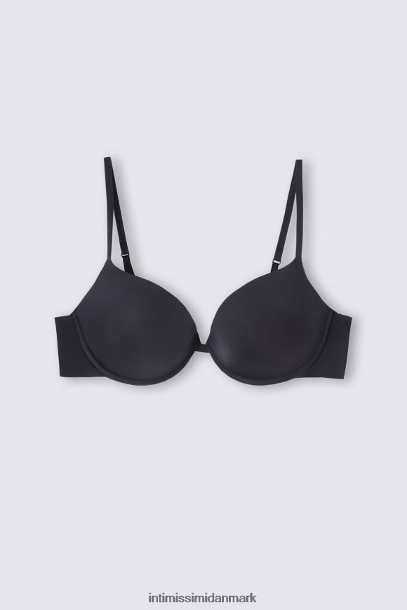 Intimissimi bellissima ultralet mikrofiber push-up bh Kvinder 019-sort undertøj 8DZ4XJ490
