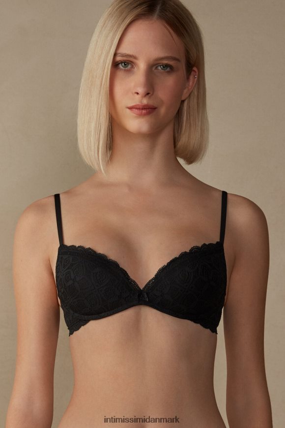 Intimissimi gioia blonde super push-up bh Kvinder 019-sort undertøj 8DZ4XJ721