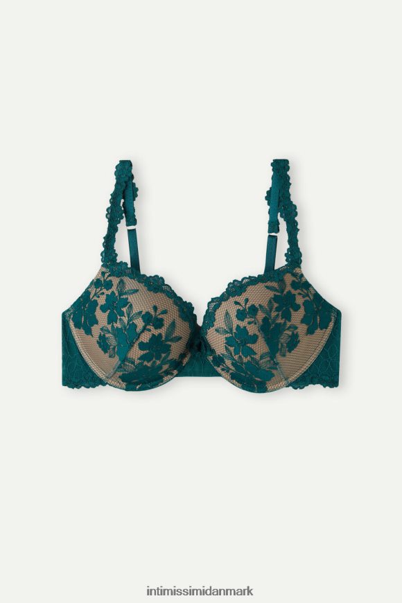 Intimissimi i fuldt flor elettra super push-up bh Kvinder 4572-stedsegrøn undertøj 8DZ4XJ634
