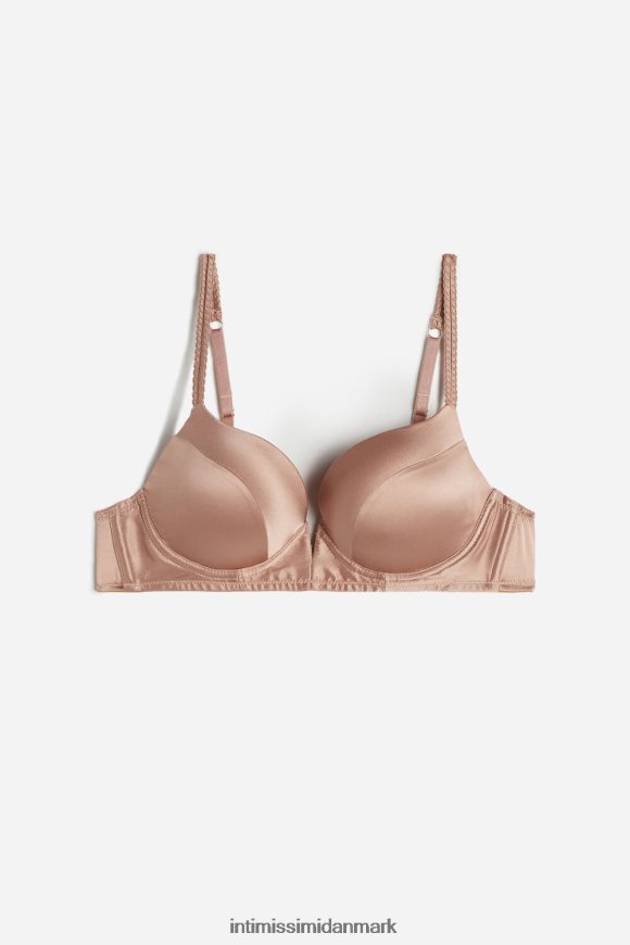 Intimissimi mia silke super push-up bh Kvinder 163i-satin pink undertøj 8DZ4XJ791