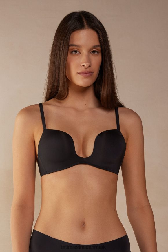 Intimissimi monica ultralet mikrofiber push-up bh Kvinder 019-sort undertøj 8DZ4XJ507