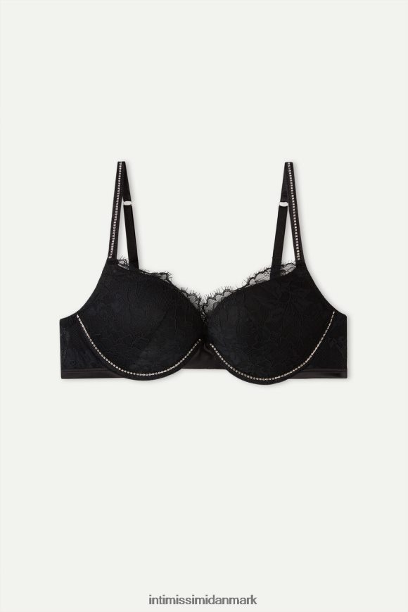 Intimissimi shine high like stars elettra super push-up bh Kvinder 019-sort undertøj 8DZ4XJ624