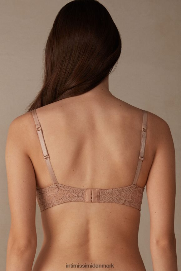 Intimissimi silvia push-up bh med blonder Kvinder 044-blød beige undertøj 8DZ4XJ613