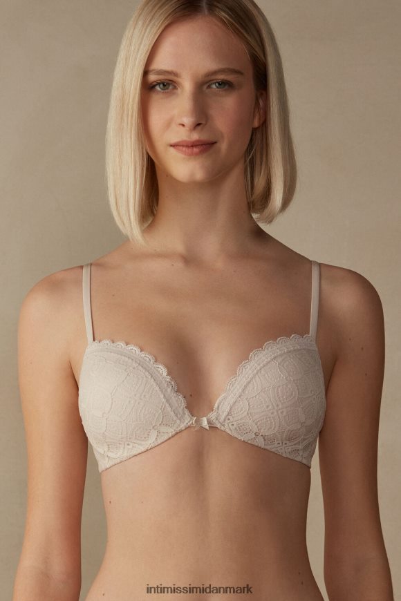 Intimissimi silvia push-up bh med blonder Kvinder 2280-lyserød silke undertøj 8DZ4XJ615