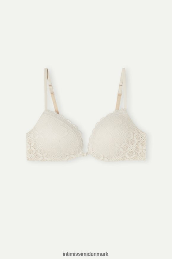 Intimissimi silvia push-up bh med blonder Kvinder 2280-lyserød silke undertøj 8DZ4XJ615