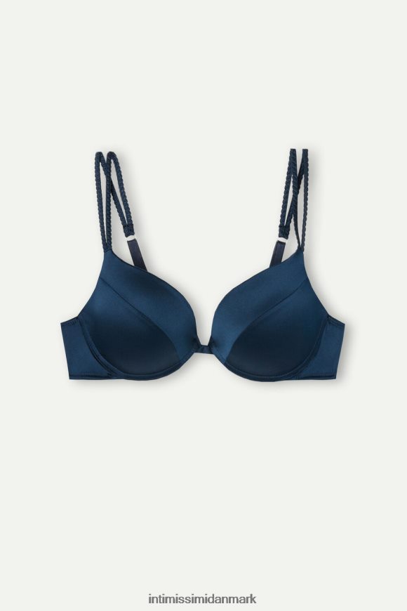 Intimissimi simona silke super push-up bh Kvinder 1467-intens blå undertøj 8DZ4XJ488