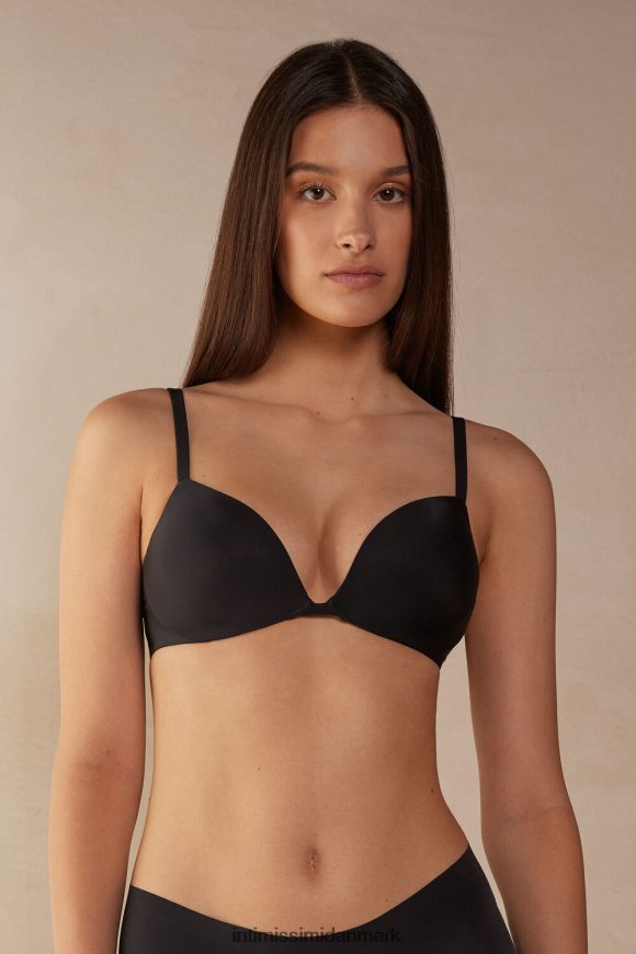Intimissimi ultralet mikrofiber silvia push-up bh Kvinder 019-sort undertøj 8DZ4XJ550