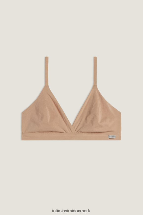 Intimissimi emma trekant-bh i naturlig bomuld Kvinder 044-blød beige undertøj 8DZ4XJ753