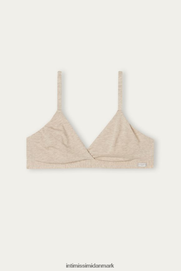 Intimissimi emma trekant-bh i naturlig bomuld Kvinder 112i-naturlig blanding undertøj 8DZ4XJ715
