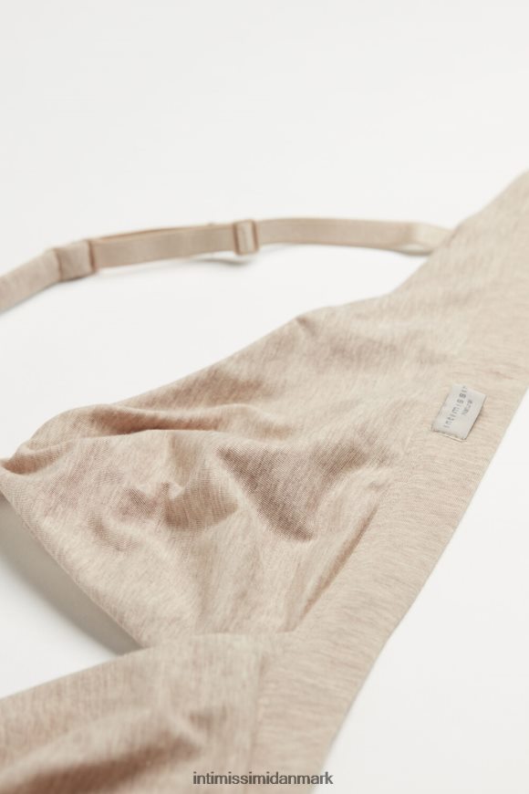 Intimissimi emma trekant-bh i naturlig bomuld Kvinder 112i-naturlig blanding undertøj 8DZ4XJ715