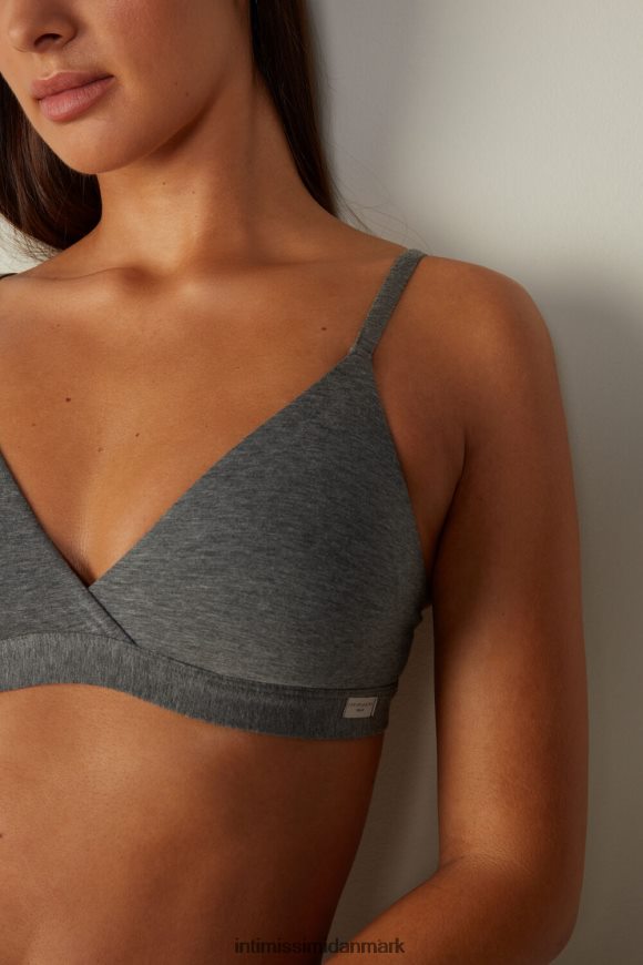 Intimissimi emma trekant-bh i naturlig bomuld Kvinder 616i-cloud grå blanding undertøj 8DZ4XJ703