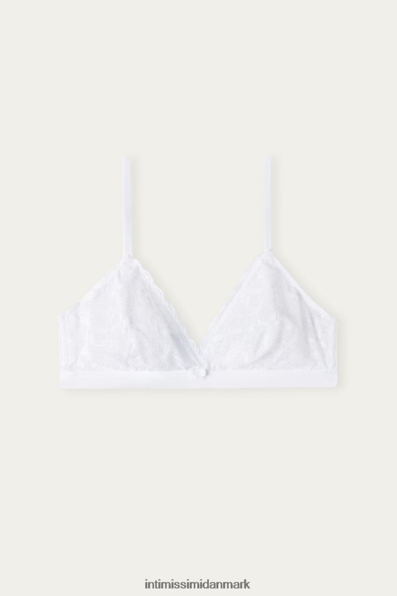Intimissimi emma trekant-bh med blonder Kvinder 001-hvid undertøj 8DZ4XJ675